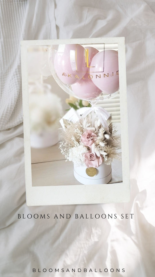 BOHO BLOOMS AND BALLOONS