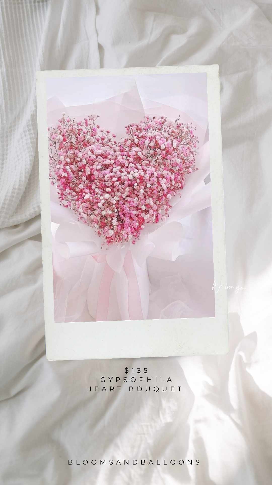 GYPSIE'S HEART BOUQUET