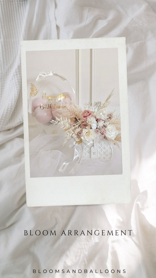 Luxe Forever Designer Vase Blooms